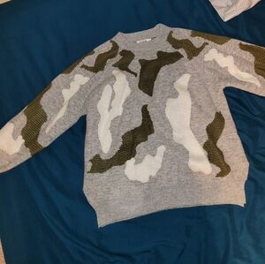 Farrow oversized camo sweater